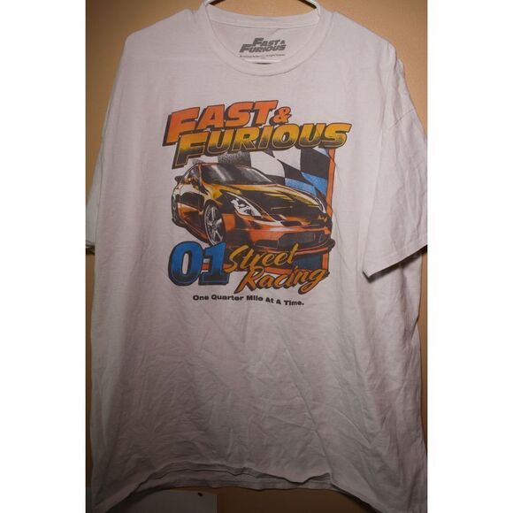 Fast & Furious Street Racing Graphic T-Shirt - Size XXL - Picture 1 of 5